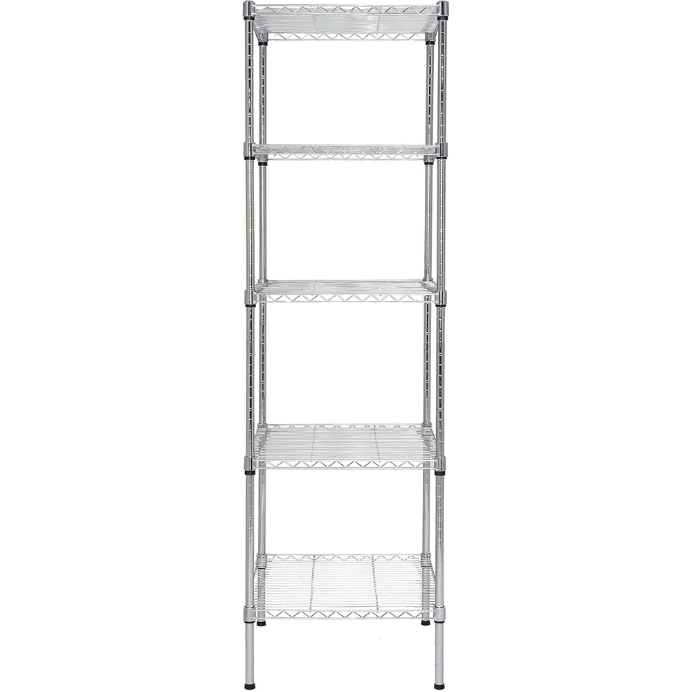 image:imageFinnhomy Heavy Duty 5 Tier Wire Shelving Unit 18x18x59inches 5 Shelves Storage Rack Metal Shelving with Thicken Steel Tube NSF Certified Chrome59HChrome