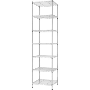 image:imageFinnhomy Heavy Duty 5 Tier Wire Shelving Unit 18x18x59inches 5 Shelves Storage Rack Metal Shelving with Thicken Steel Tube NSF Certified Chrome72HChrome